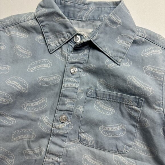 Appaman Hot Dog Chambray Button Down - Picture 3 of 5